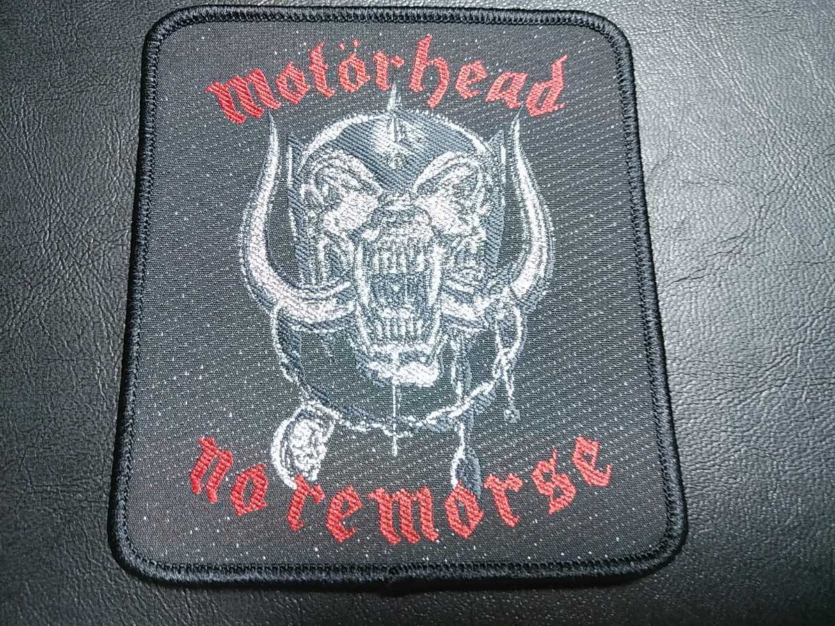 MOTORHEAD embroidery patch badge no remorse / metallica anthrax accept helloween slayer iron maiden black sabbath