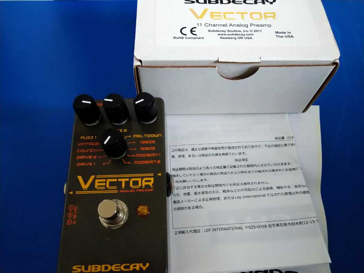 subdecay vector analog preamp