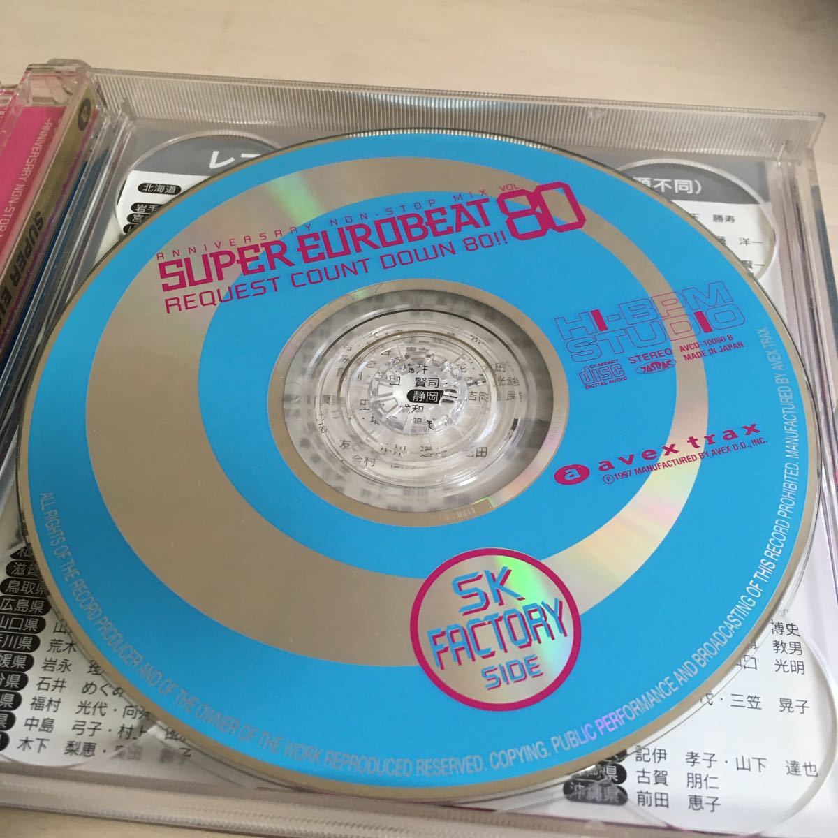 CD/ SUPER EUROEBAT VOL.80 スーパー・ユーロビート [C-1]の画像7