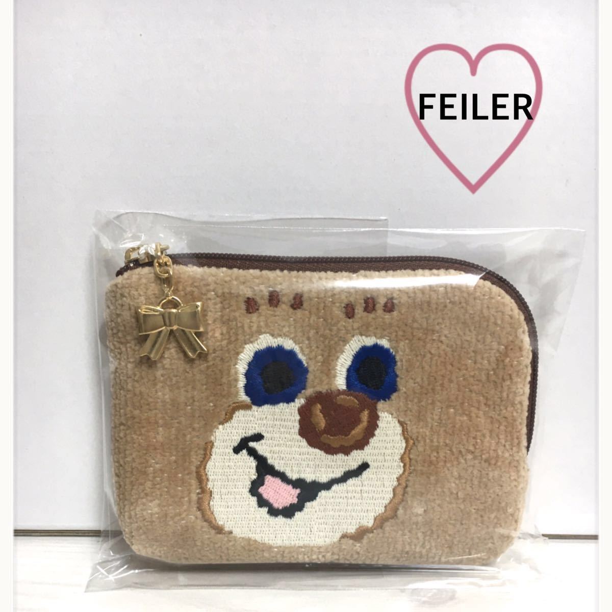フェイラー ポーチ L字 ドアップテディガール - ファッション小物 フェイラー ポーチ L字 ドアップテディガール - ファッション小物