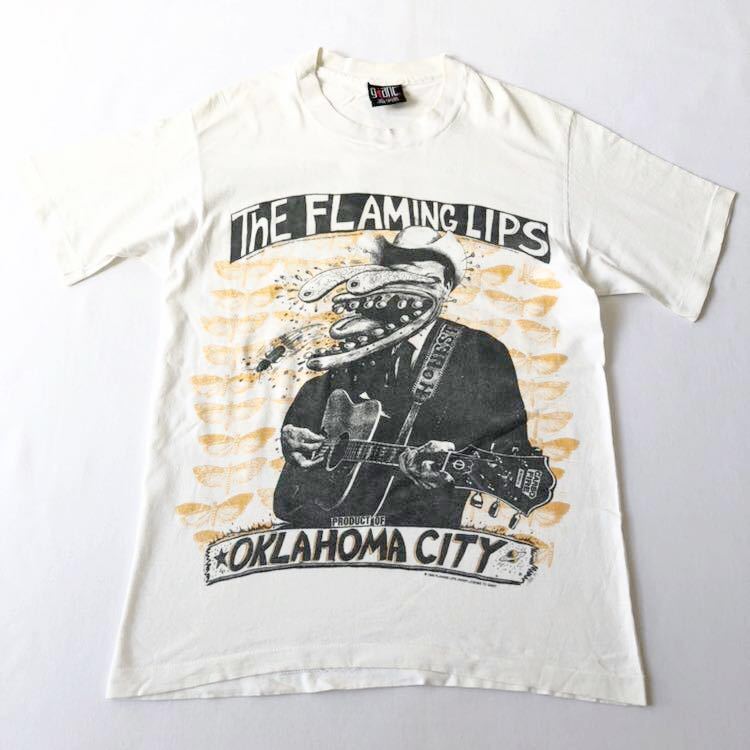 95年 THE FLAMING LIPS Tシャツ USA製 giant ビンテージ 90s 90年代 フレーミングリップス フレミン オリジナル  ヴィンテージ バンド