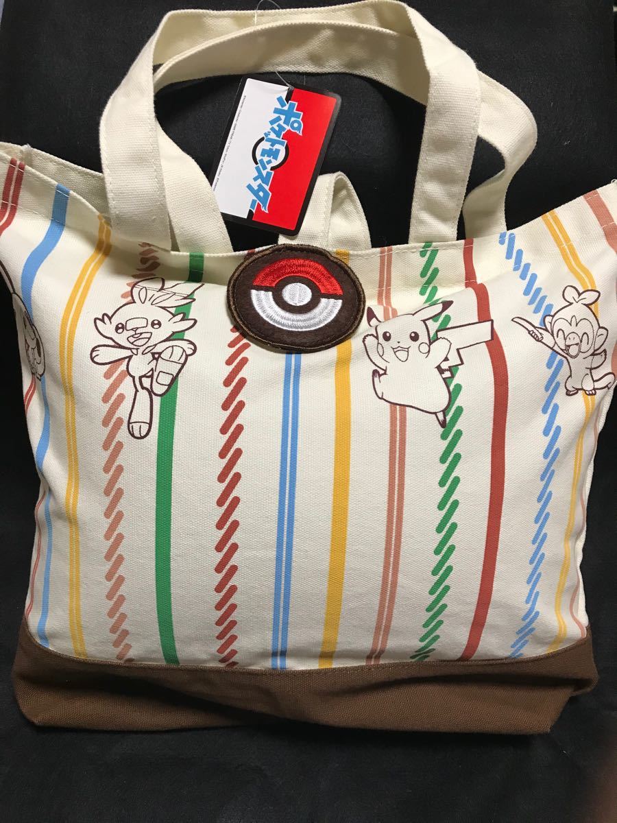 Paypayフリマ 売り切り値下げ ポケットモンスター プレミアムベルト付きトートバッグ ストライプ柄 御三家 Paypayフリマ 売り切り値下げ ポケットモンスター プレミアムベルト付きトートバッグ ストライプ柄 御三家