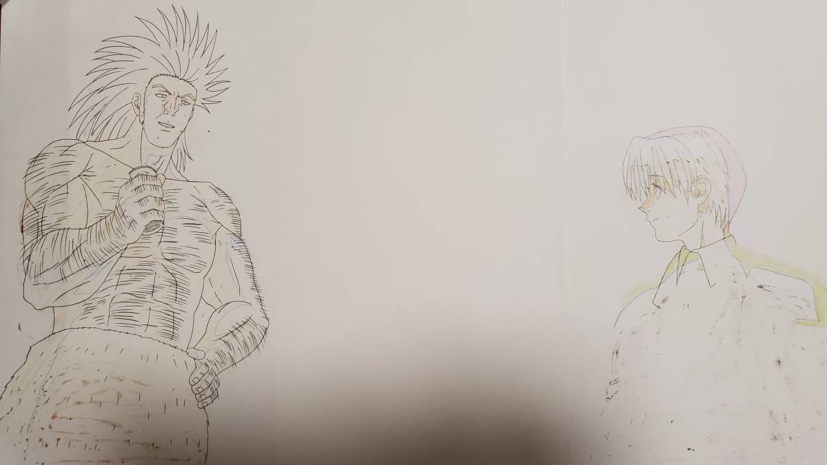 HUNTER×HUNTER illusion ...ubo.- silver cell picture . animation. set ....