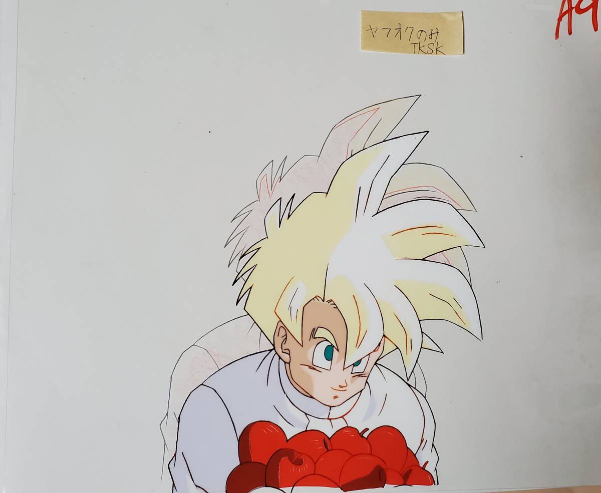 ドラゴンボールZ　スーパーサイヤ人孫悟飯　セル画(動画貼り付き)　鳥山明　_画像1