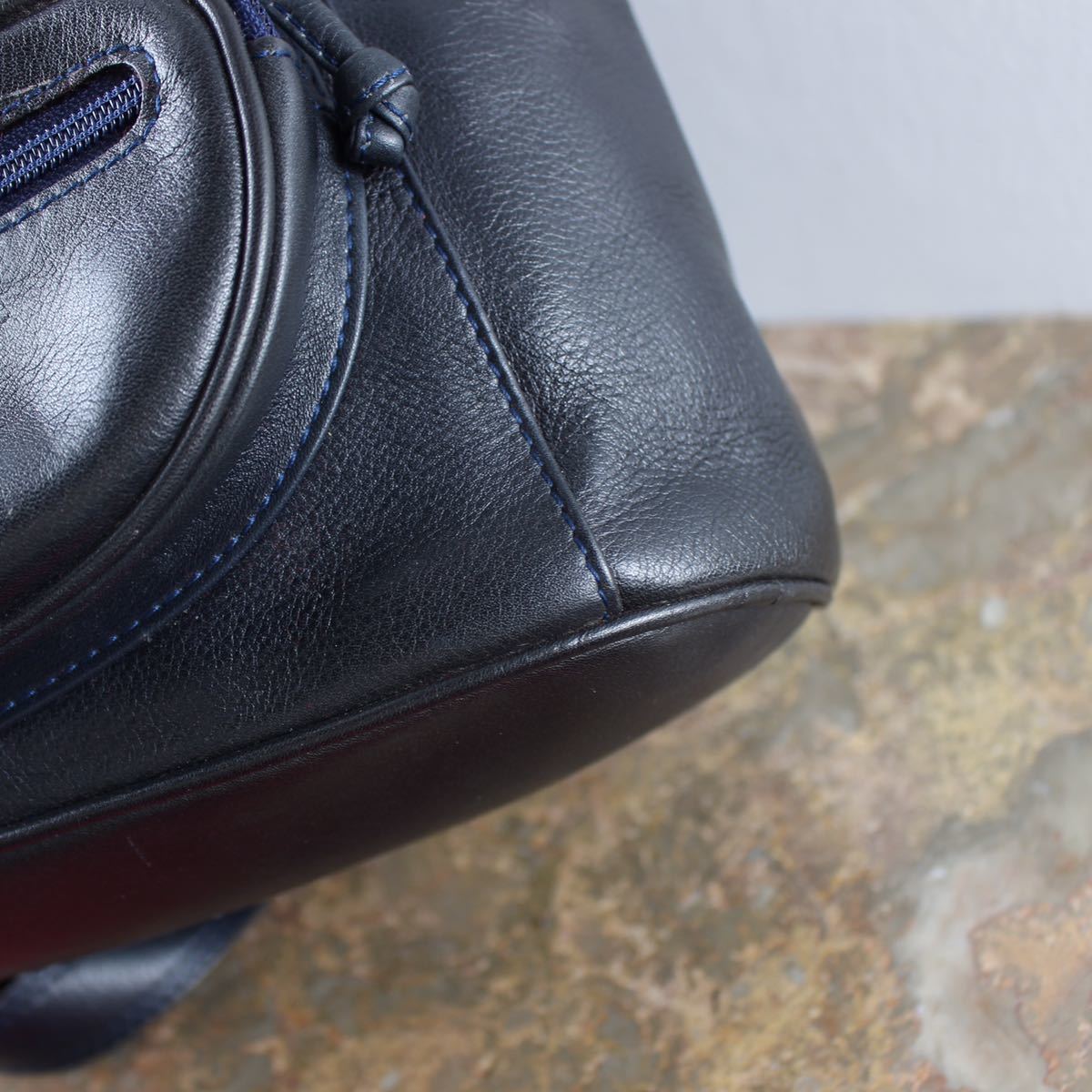 LANCEL LOGO EMBOSSED LEATHER SHOULDER BAG MADE IN SPAIN LANCEL LOGO EMBOSSED LEATHER SHOULDER BAG MADE IN SPAIN