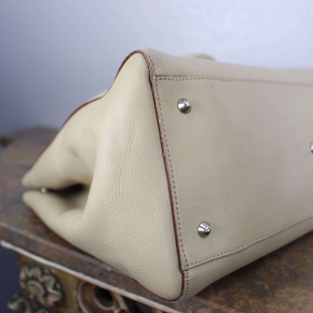 ANYA HINDMARCH EBURY LEATHER HAND BAG MADE IN ITALY/アニヤハインド