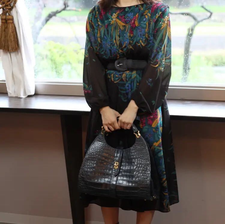 TAKECHI CROCODILE LEATHER 2WAY SHOULDER BAG/タケチクロコダイル