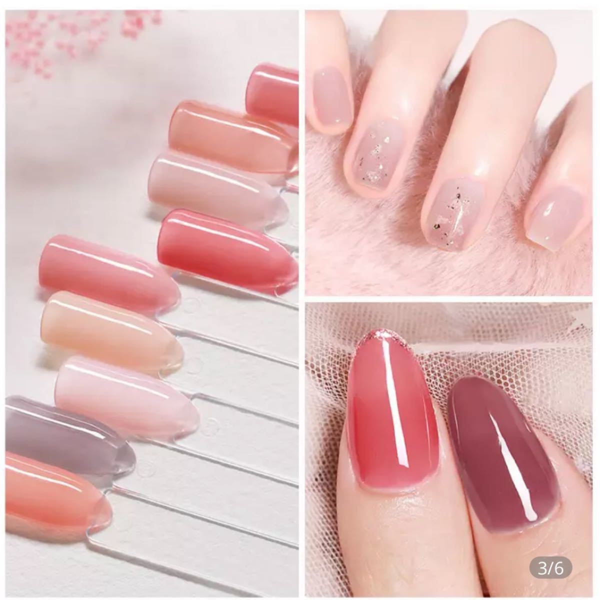 Paypayフリマ 残り僅か 大人気 Jelly Gel18色セット かわいいシアーネイル Paypayフリマ 残り僅か 大人気 Jelly Gel18色セット かわいいシアーネイル