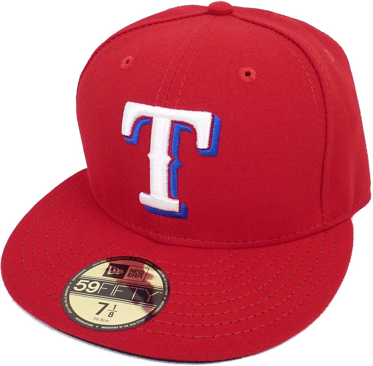 New Era ニューエラ MLB Texas Rangers テキサス レンジャース ベースボールキャップ（レッド） (7 55.8cm) [並行輸入品]