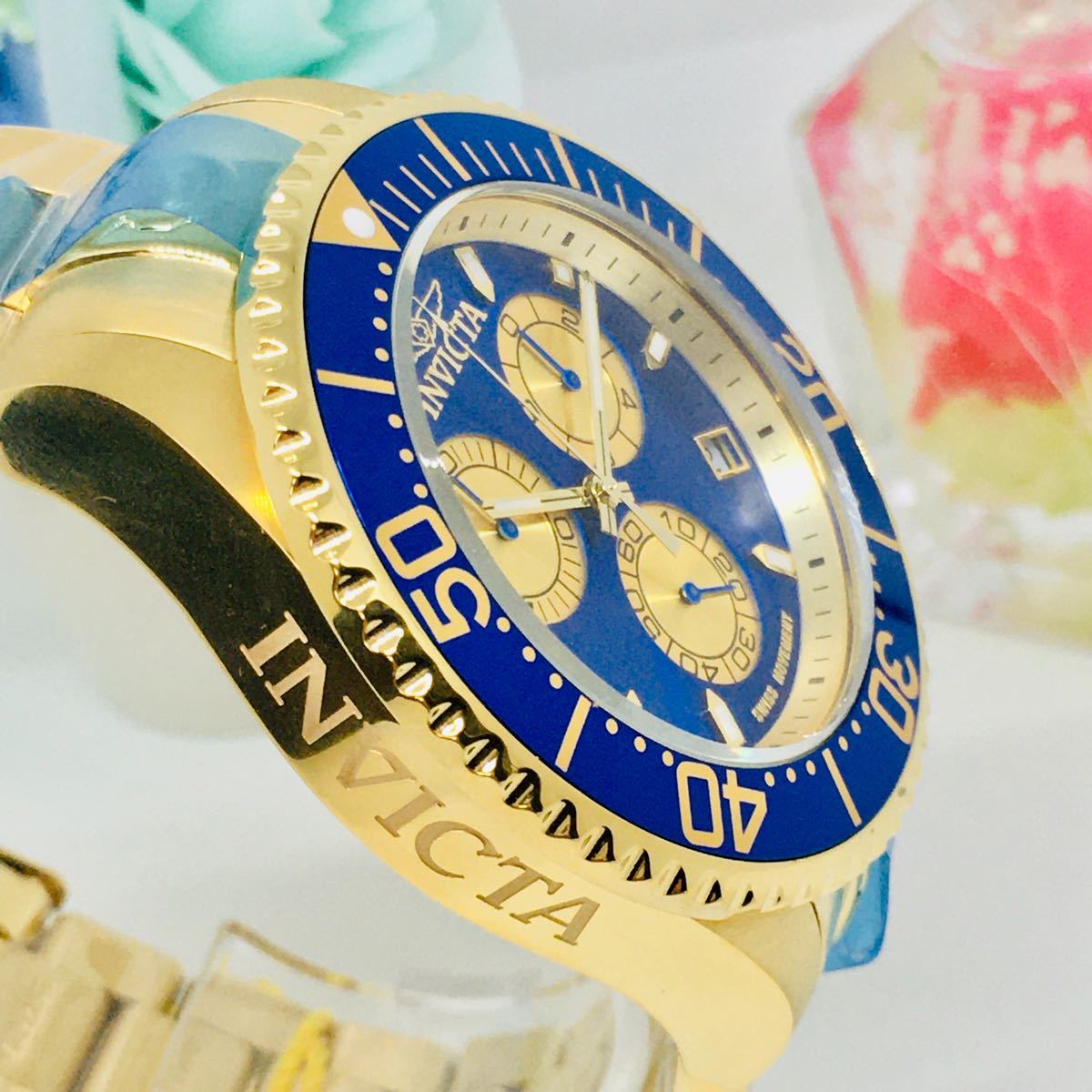 新品未使用★定価約8.7万円★インビクタ プロダイバー 腕時計 メンズ クォーツ
