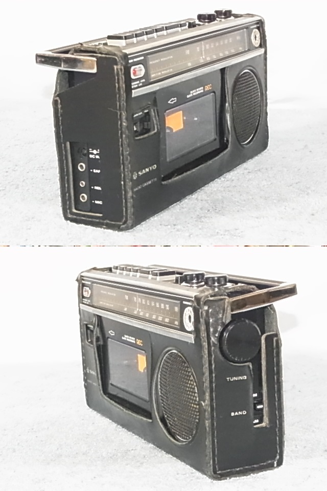 三洋電機 SANYO 【MR-1700(B)】 2バンド ポータブル ラジカセ 三洋電機 SANYO 【MR-1700(B)】 2バンド ポータブル ラジカセ