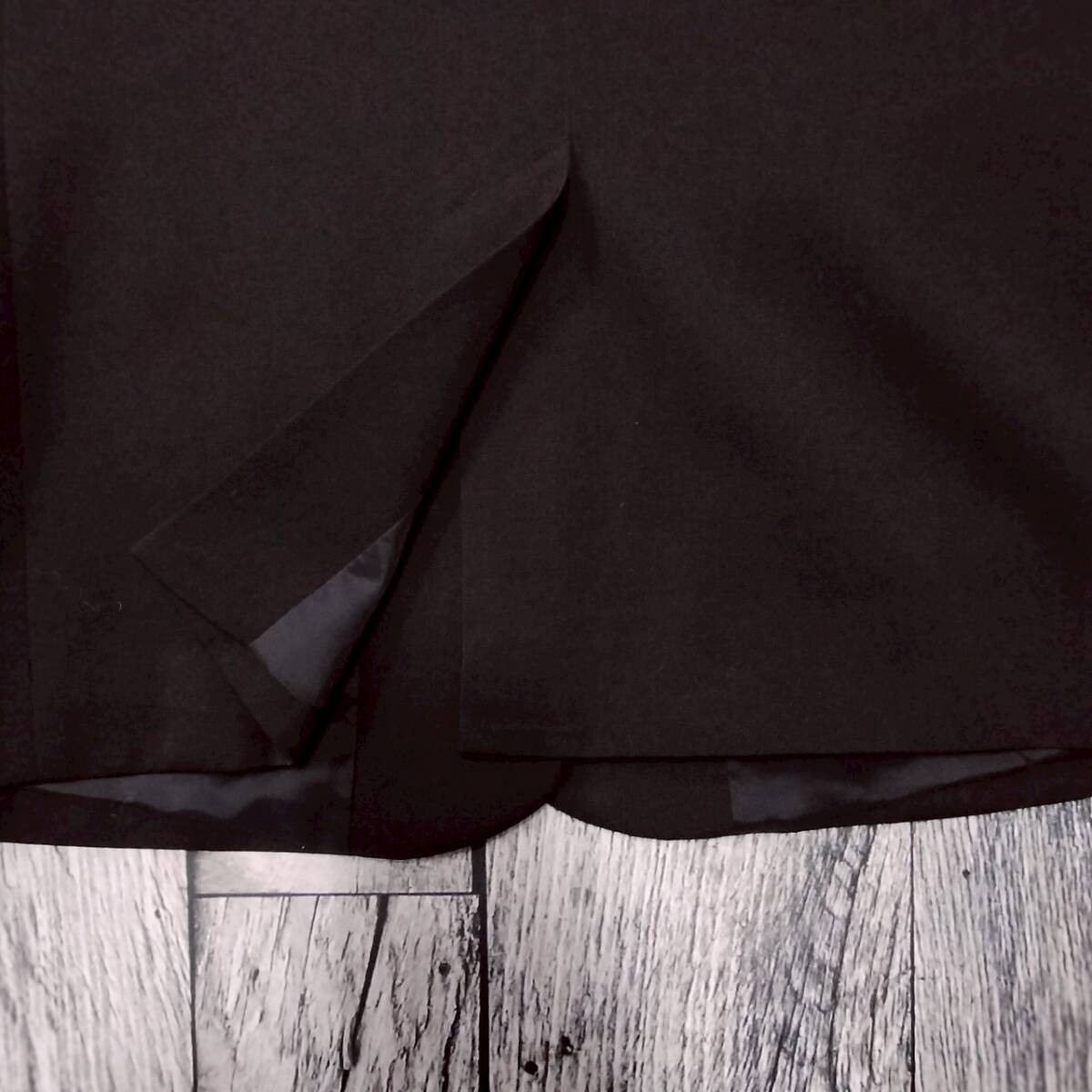 日本製 agnes b. アニエスベー サンライズ テーラードジャケット ウール100% ブラック レディース Mサイズ フォーマル 通勤 上質ウール_画像5