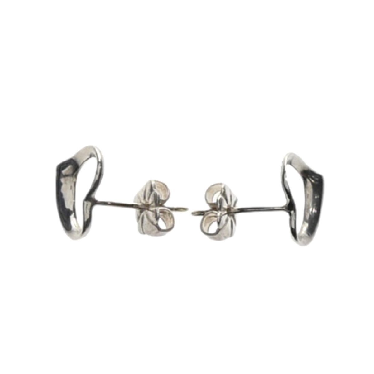 1円スタート 美品 TIFFANY&Co. ティファニー エルサペレッティ オープンハートピアス SV925 スターリングシルバー アクセサリー レディース_画像4