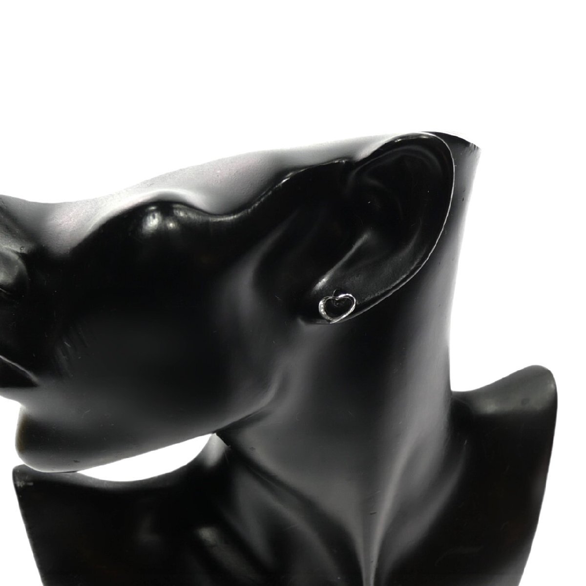 1円スタート 美品 TIFFANY&Co. ティファニー エルサペレッティ オープンハートピアス SV925 スターリングシルバー アクセサリー レディース_画像8