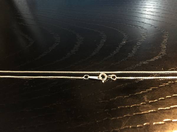 送料無料 SV925 / 刻印有 ベネチアンチェーン50cm 0.9ミリ幅　(B90-50) お買い得!_画像3