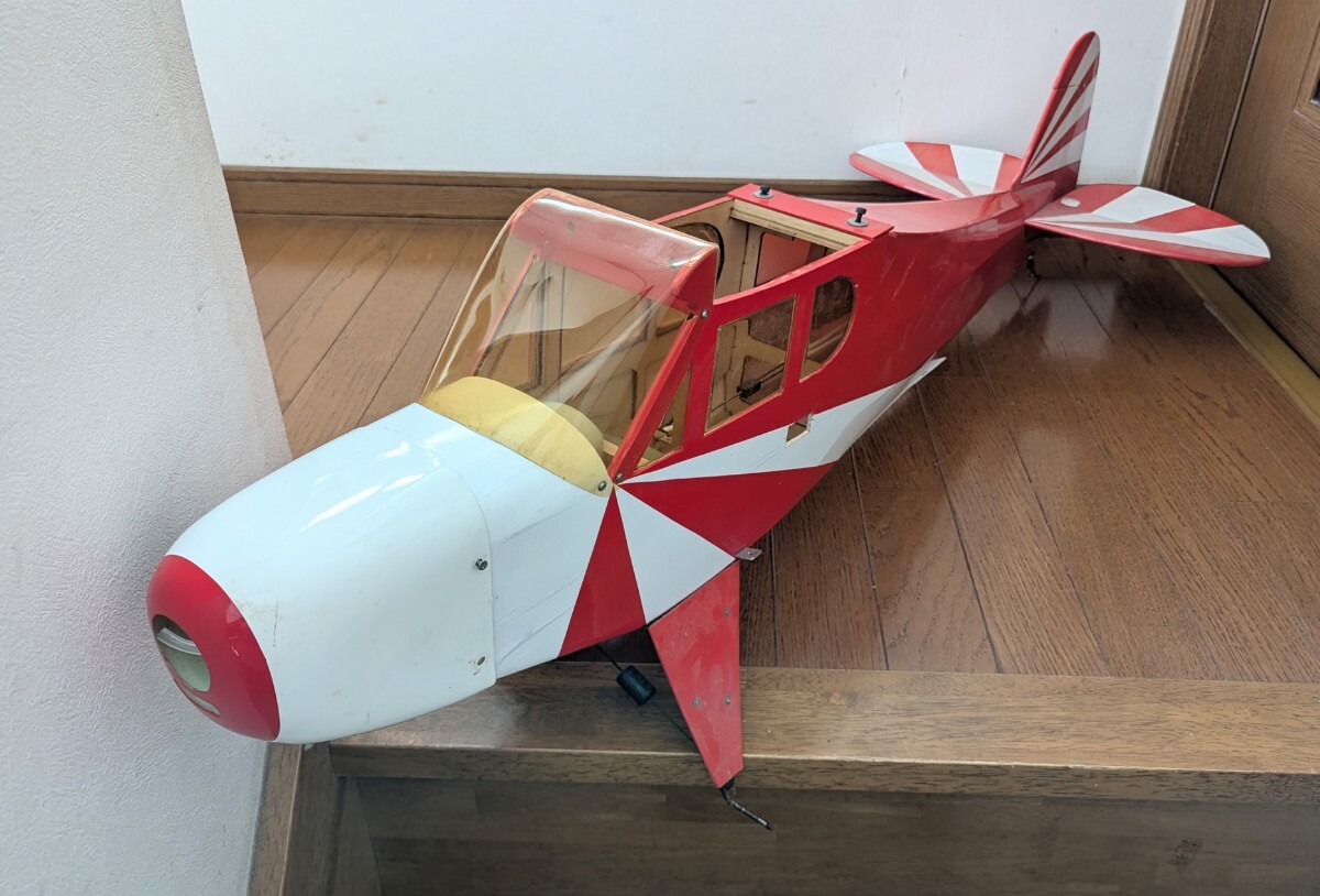 ■京商？ クリップドウイングカブ 胴体 +サーボ3個 全長1135ｍm？＜エンジンは付属しません！＞■14326_画像2