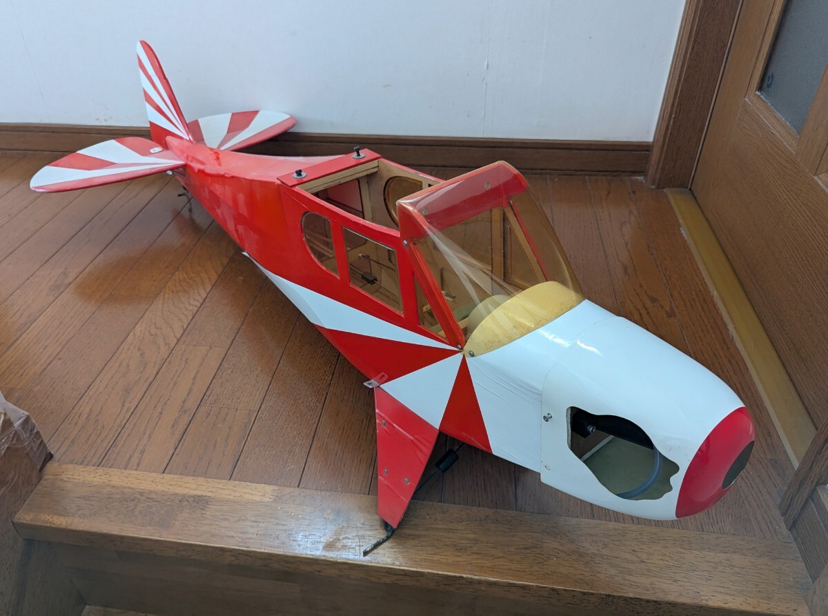 ■京商？ クリップドウイングカブ 胴体 +サーボ3個 全長1135ｍm？＜エンジンは付属しません！＞■14326_画像3
