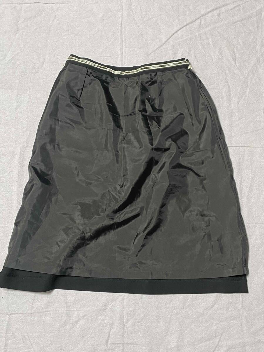 ※Dランク※【中古】Amatir_11号_Aラインスカート_AS2258/ブラック/ボンマックス/おしゃれオフィスユニフォーム/かわいいOL会社事務服_画像2