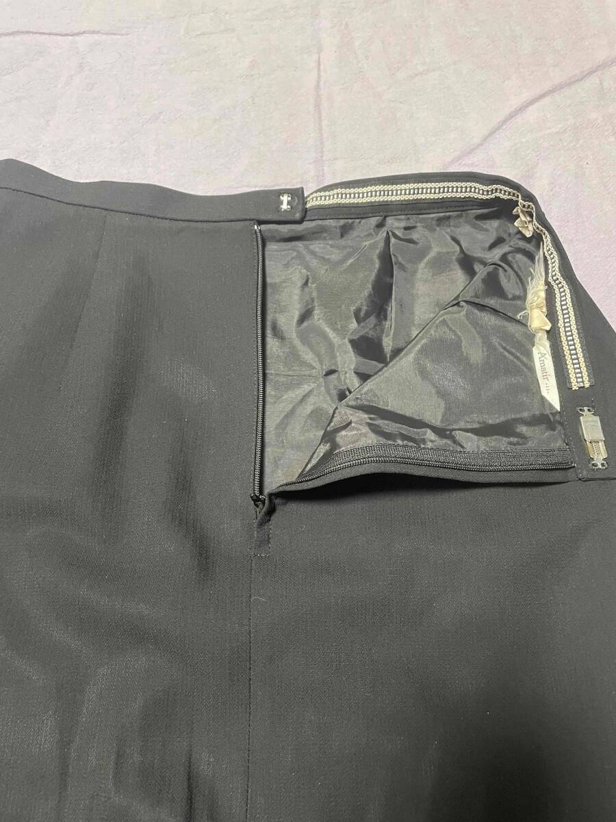 ※Dランク※【中古】Amatir_11号_Aラインスカート_AS2258/ブラック/ボンマックス/おしゃれオフィスユニフォーム/かわいいOL会社事務服_画像5