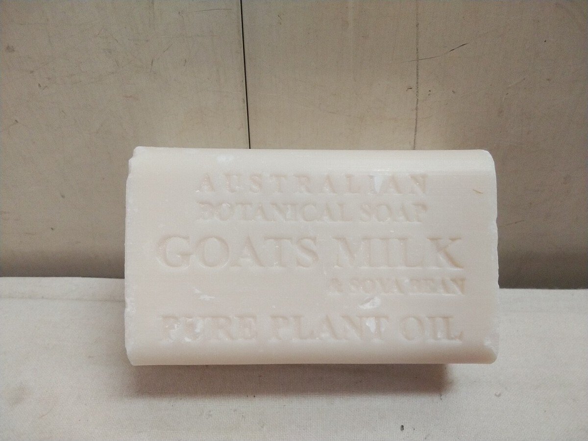 開(kāi)封済み　レターパックP／オーストラリアン ボタニカルソープ【 GOATS MILK?LEMON GRASS?MANUKA HONEY 】3種セット 未使用在庫(kù)品 欠け有