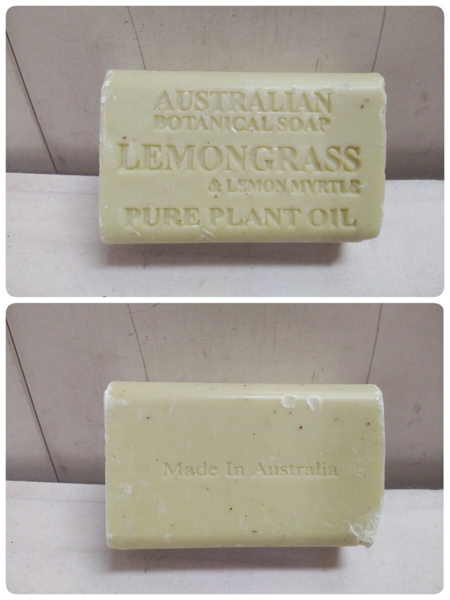 開(kāi)封済み　レターパックP／オーストラリアン ボタニカルソープ【 GOATS MILK?LEMON GRASS?MANUKA HONEY 】3種セット 未使用在庫(kù)品 欠け有