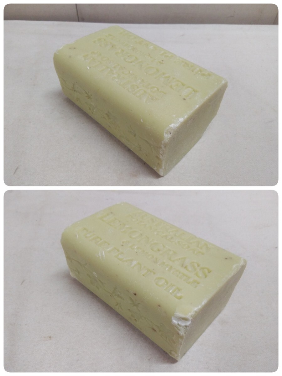 開(kāi)封済み　レターパックP／オーストラリアン ボタニカルソープ【 GOATS MILK?LEMON GRASS?MANUKA HONEY 】3種セット 未使用在庫(kù)品 欠け有