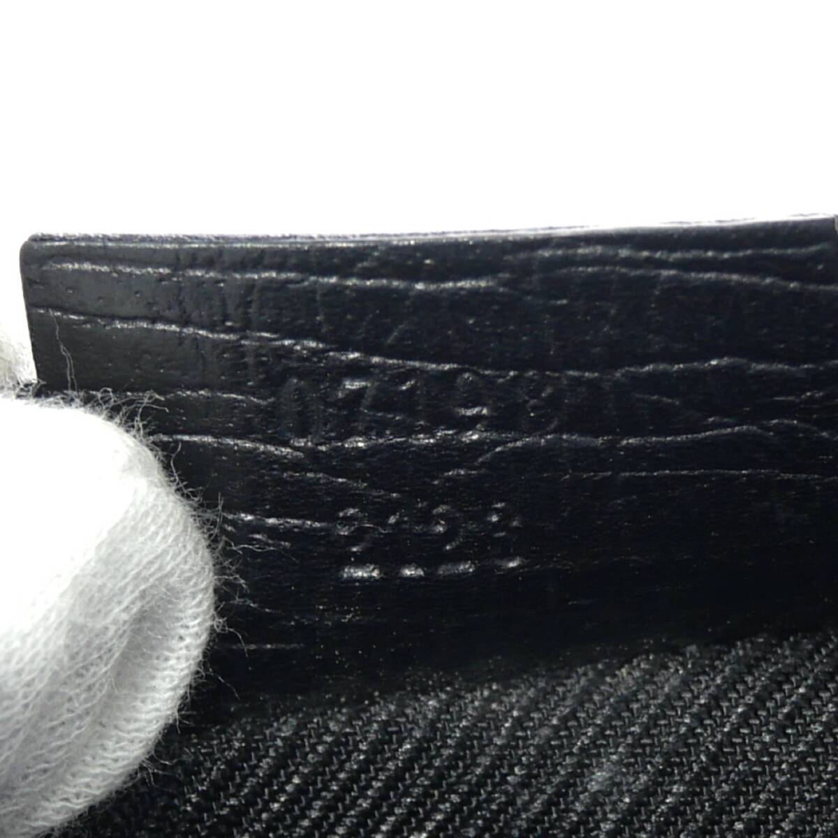 1円スタート 美品 GUCCI グッチ GGキャンバス ハンドバッグ 07198 GG柄 シルバー金具 アクセサリーポーチ ミニバッグ ブラック レディース_画像10