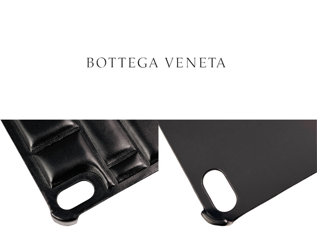I883.. BOTTEGA VENETA ボッテガヴェネタ iPad Pro 11インチ ケース ナッパ イタリア製 ★ 1000 ブラック_画像4