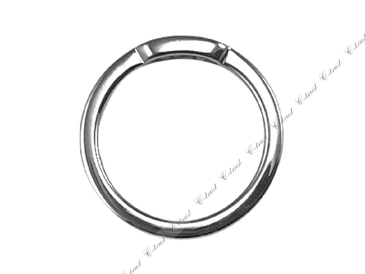 L755-M.. FENDI フェンディ リング 指輪 RING O'Lock パラジウム メタル FF ロゴ メンズ イタリア製 7AJ796B08F0TH0 ★ シルバー_画像4