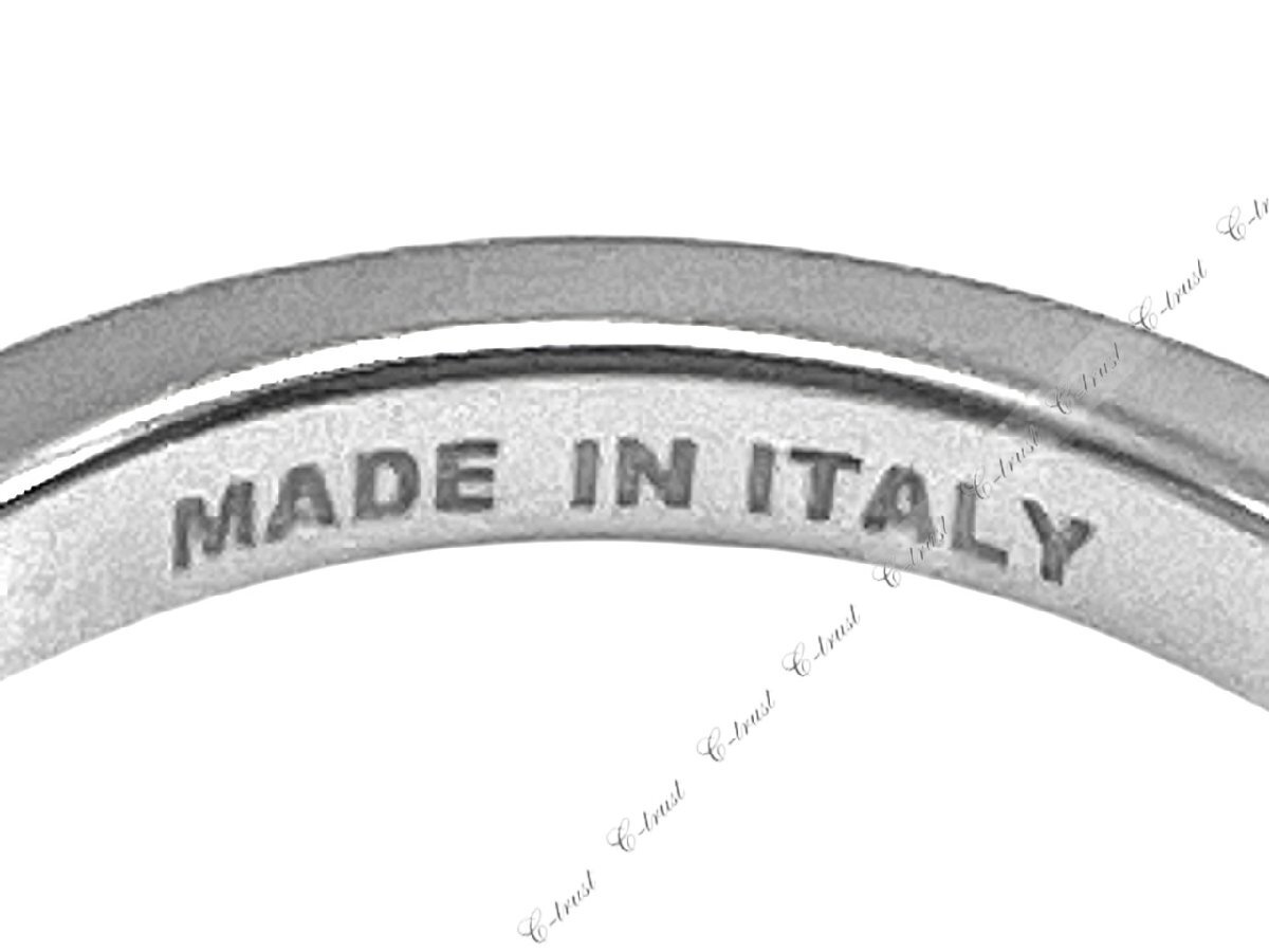 L755-M.. FENDI フェンディ リング 指輪 RING O'Lock パラジウム メタル FF ロゴ メンズ イタリア製 7AJ796B08F0TH0 ★ シルバー_画像7