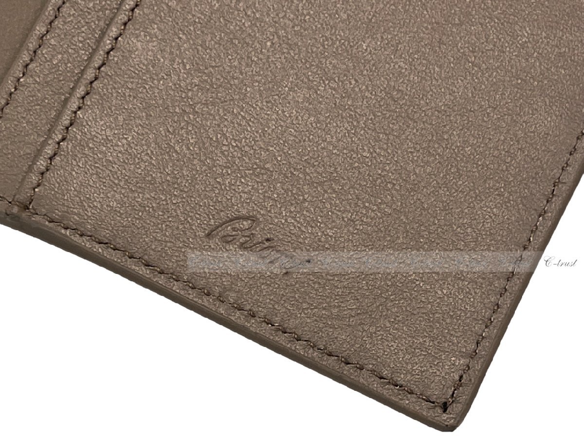 J624.. Brioni ブリオーニ 長財布 ウォレット 2つ折り カードケース レザー ロゴ イタリア製 ★ 1028 ブラック_画像6