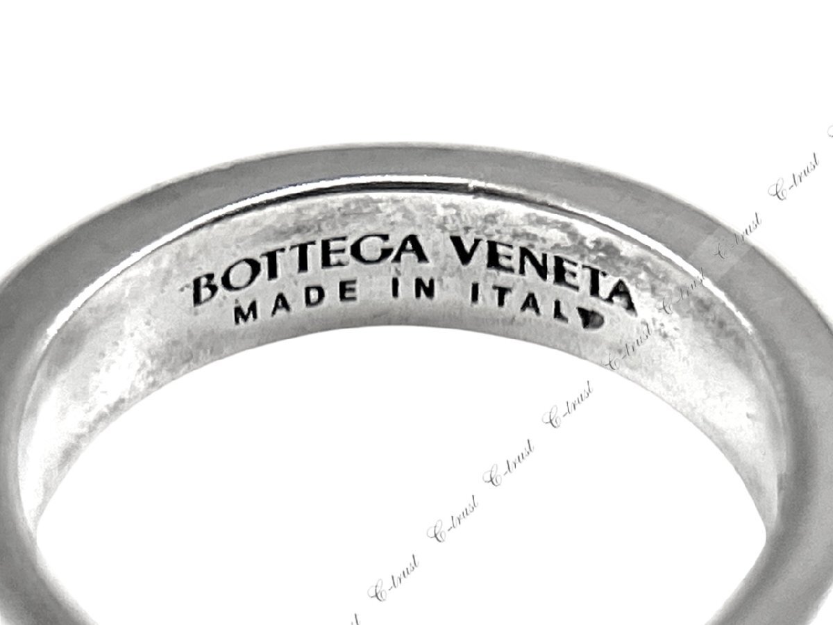 L777.. BOTTEGA VENETA ボッテガヴェネタ ネックレス ロング チェーン RING BV ロゴ Ag925 イタリア製 ★ 8117 シルバー_画像7