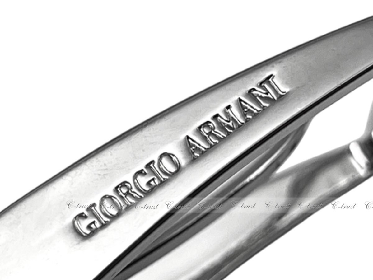 L289.. GIORGIO ARMANIjoru geo Armani ремень настоящий крокодил свободный размер настройка возможность * Brown 