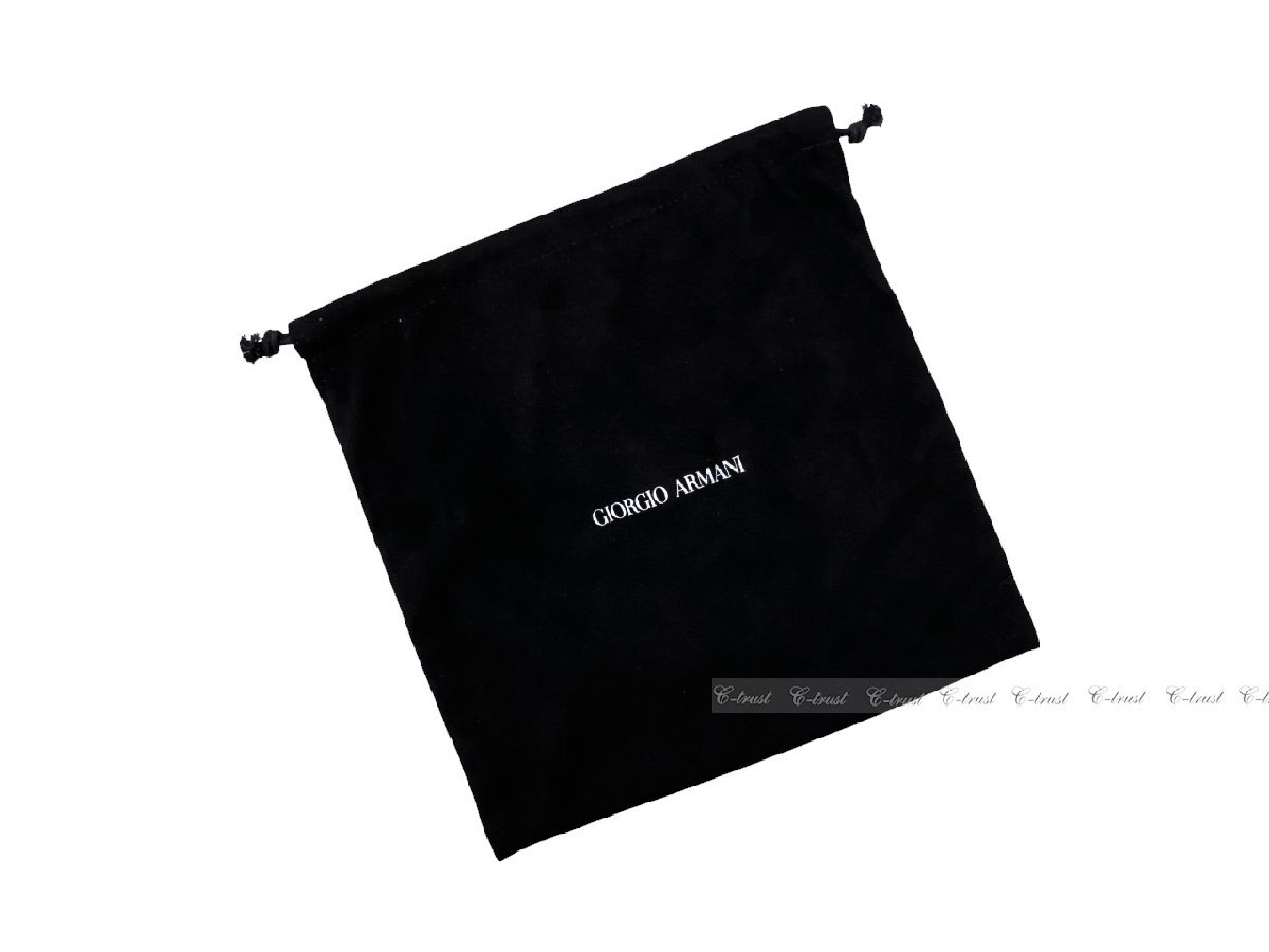 L289.. GIORGIO ARMANIjoru geo Armani ремень настоящий крокодил свободный размер настройка возможность * Brown 