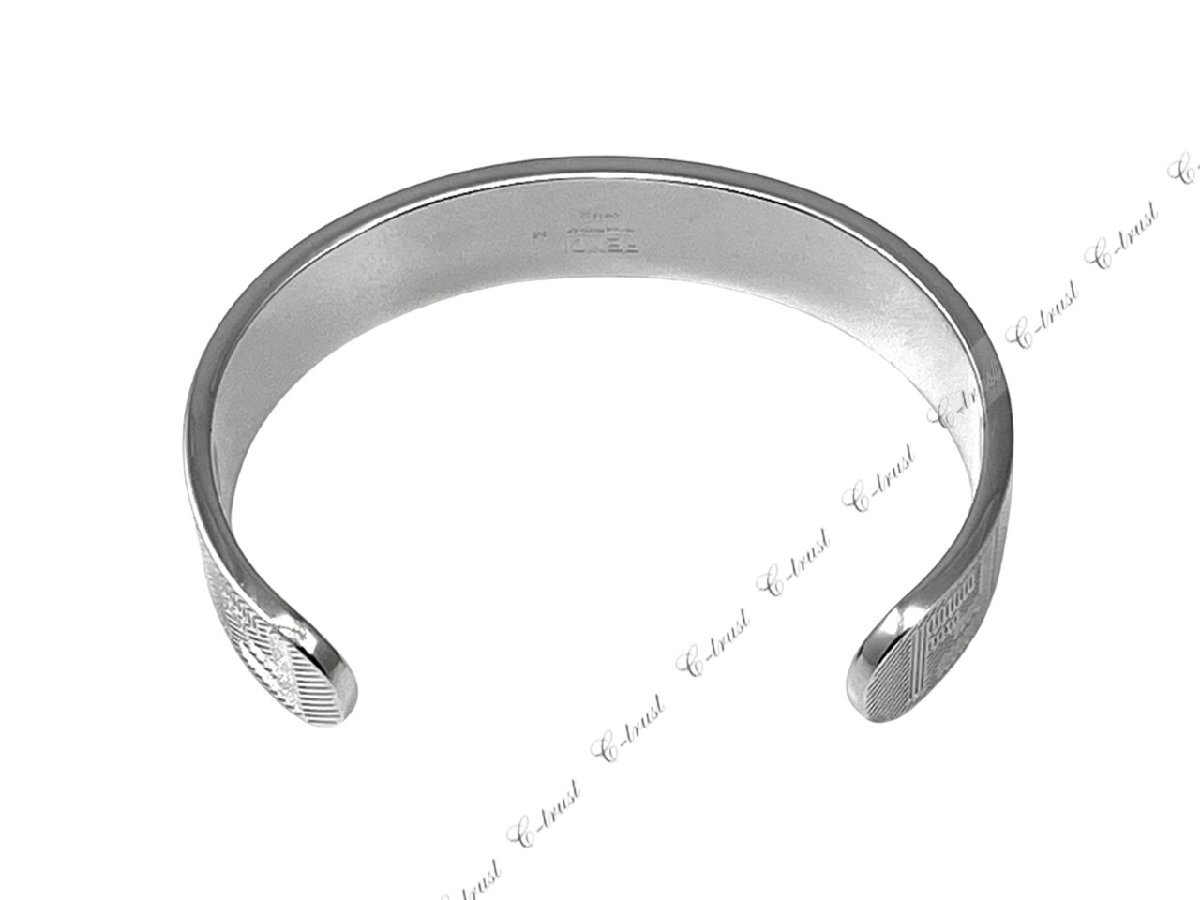L331-M.. FENDI フェンディ Shadow ブレスレット アクセサリー パラジウム メタル FF ロゴ イタリア製 7AJ765B08F0TH0 ★ SILVER_画像3