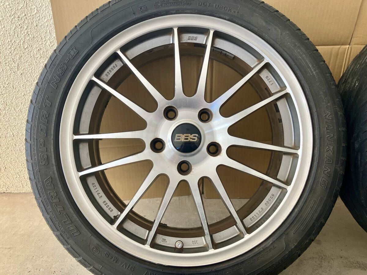 BBS ホイール タイヤ RD155 ホンダ純正オプション 17インチ PCD 114.3 オフセット7J +53_画像2