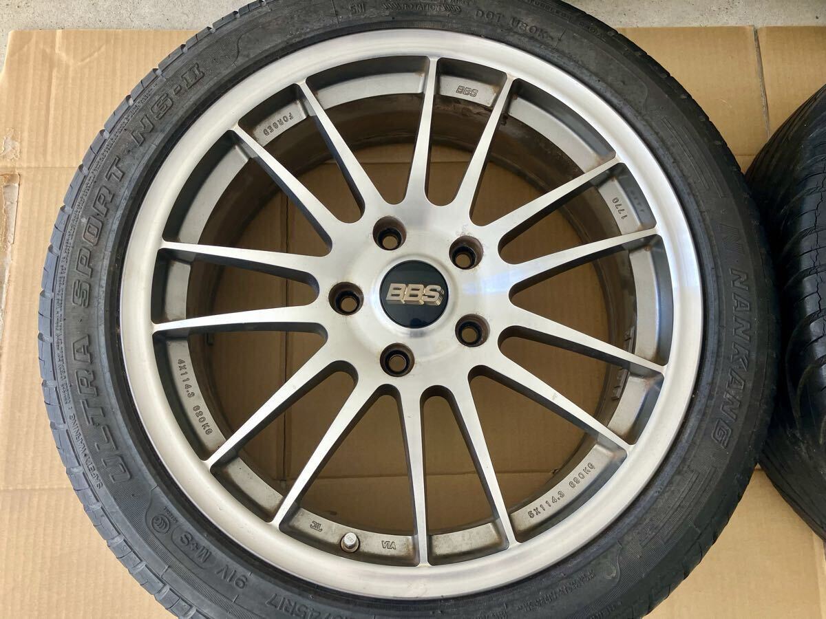 BBS ホイール タイヤ RD155 ホンダ純正オプション 17インチ PCD 114.3 オフセット7J +53_画像4