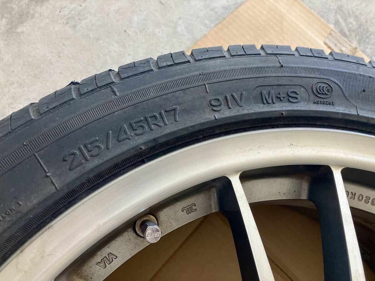 BBS ホイール タイヤ RD155 ホンダ純正オプション 17インチ PCD 114.3 オフセット7J +53_画像8