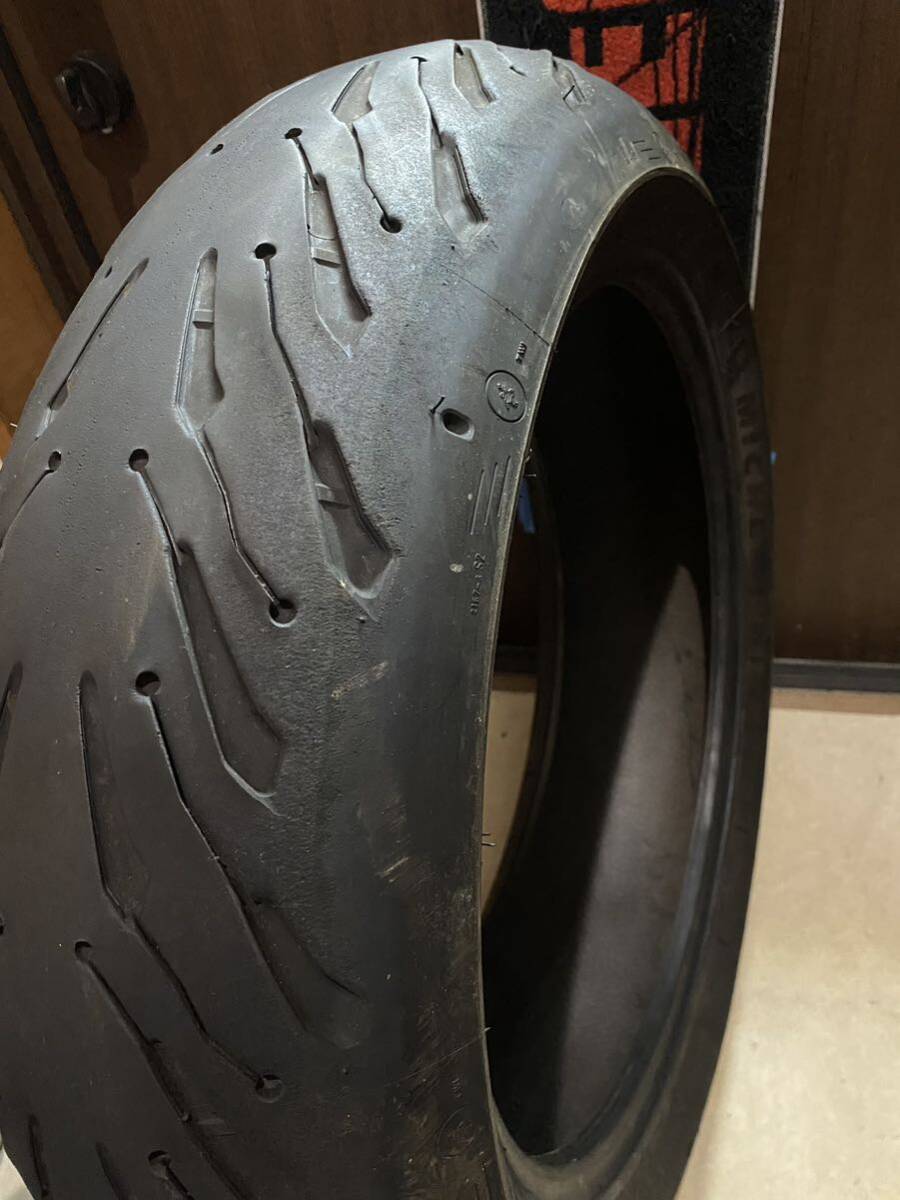 中古MCタイヤ MICHELIN 2CT+ ROAD5 GT 190/55ZR17 ミシュラン ロード5 190 55 17 4419 A3385_画像5