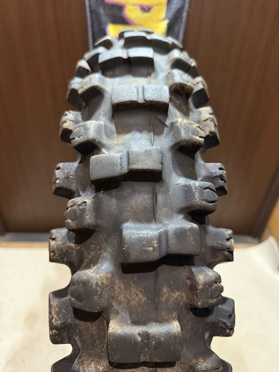 中古MCタイヤ 2024年製造 DUNLOP GEOMAX MX53 120/80-19 ダンロップ ジオマックス 120 80 19 1124 A4000_画像1