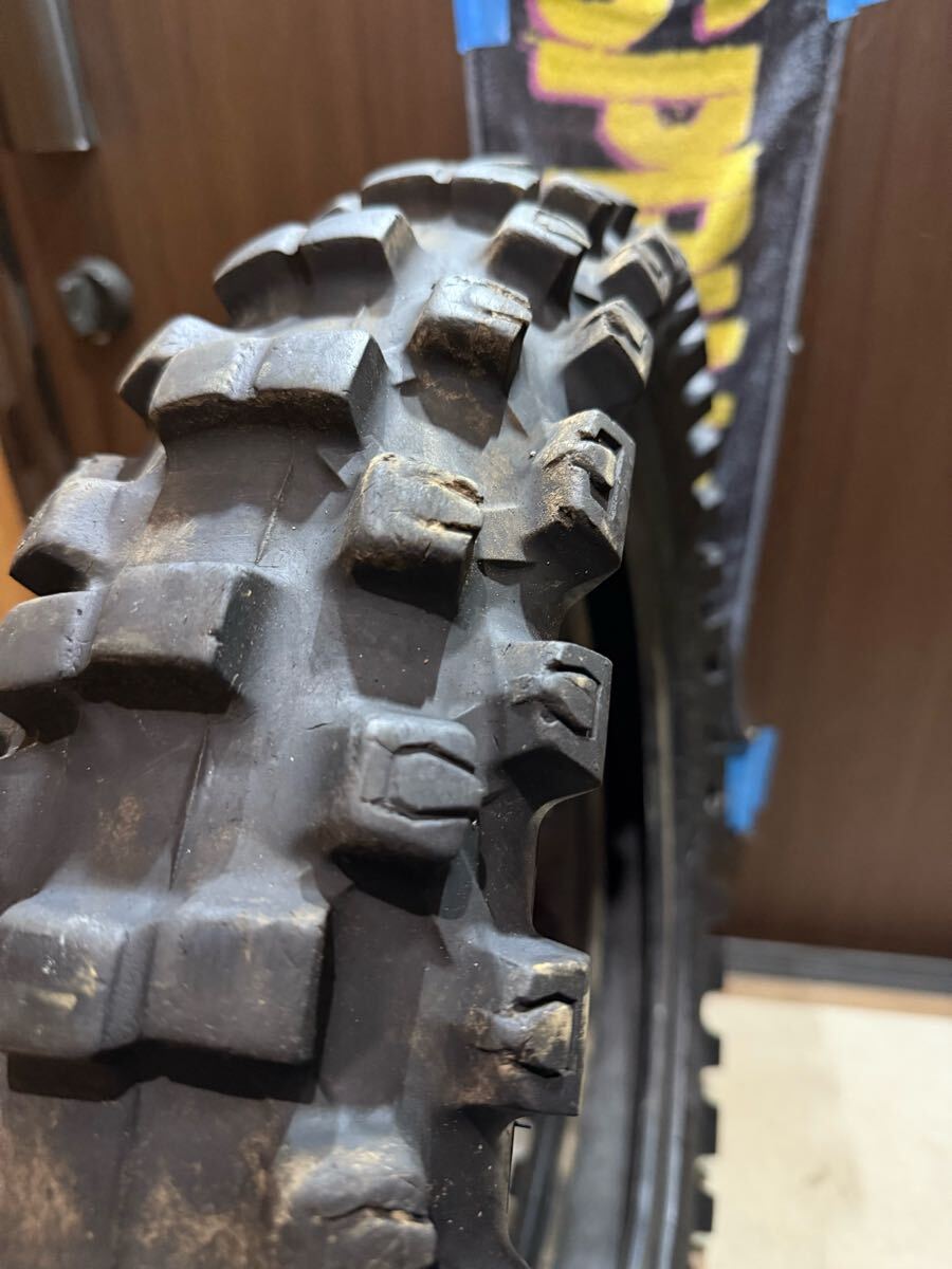 中古MCタイヤ 2024年製造 DUNLOP GEOMAX MX53 120/80-19 ダンロップ ジオマックス 120 80 19 1124 A4000_画像3