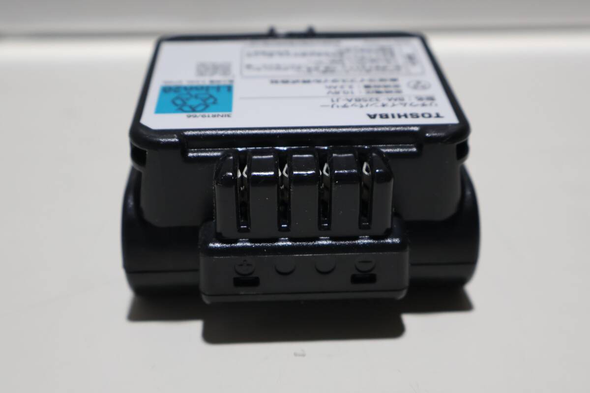 S0995(SLL) Y 【2個セット】TOSHIBA コードレス掃除機 用バッテリーBM-325BA-J1 10.8V-2.2Ah【動作確認済】_画像3