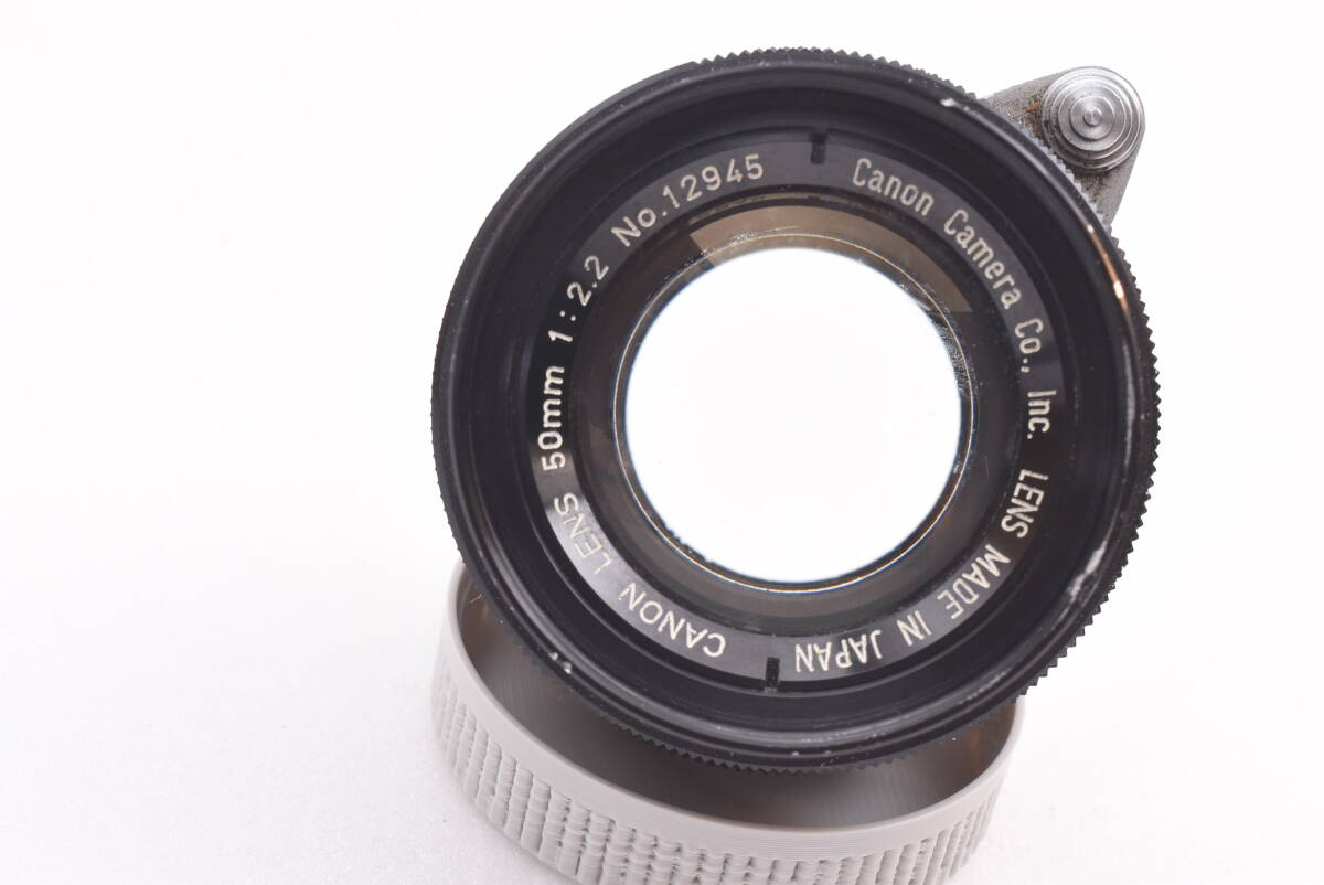 Canon 50mm f2.2 ライカ Leica Lマウント レンズ キヤノン#12945 kjm 114-9-5 240309_画像2