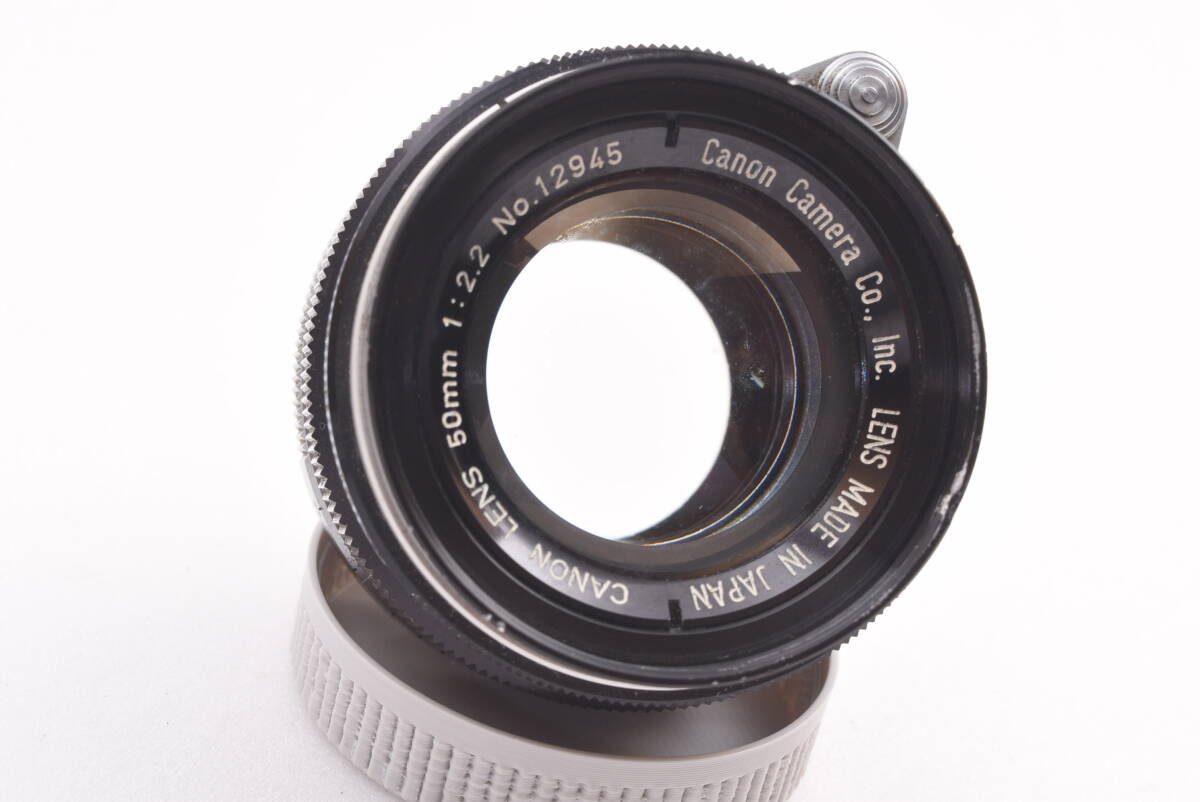 Canon 50mm f2.2 ライカ Leica Lマウント レンズ キヤノン#12945 kjm 114-9-5 240309_画像4