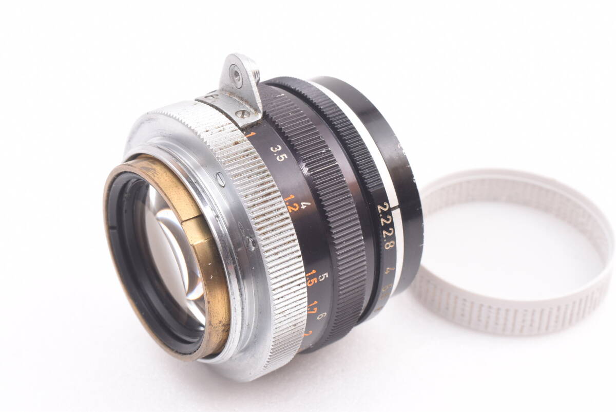 Canon 50mm f2.2 ライカ Leica Lマウント レンズ キヤノン#12945 kjm 114-9-5 240309_画像7
