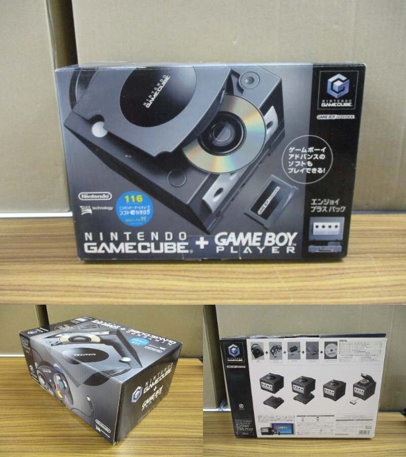 #w18【梱100】任天堂 Nintendo ゲームキューブ+ゲームボーイプレイヤー DOL-017 本体 ジャンク_画像10