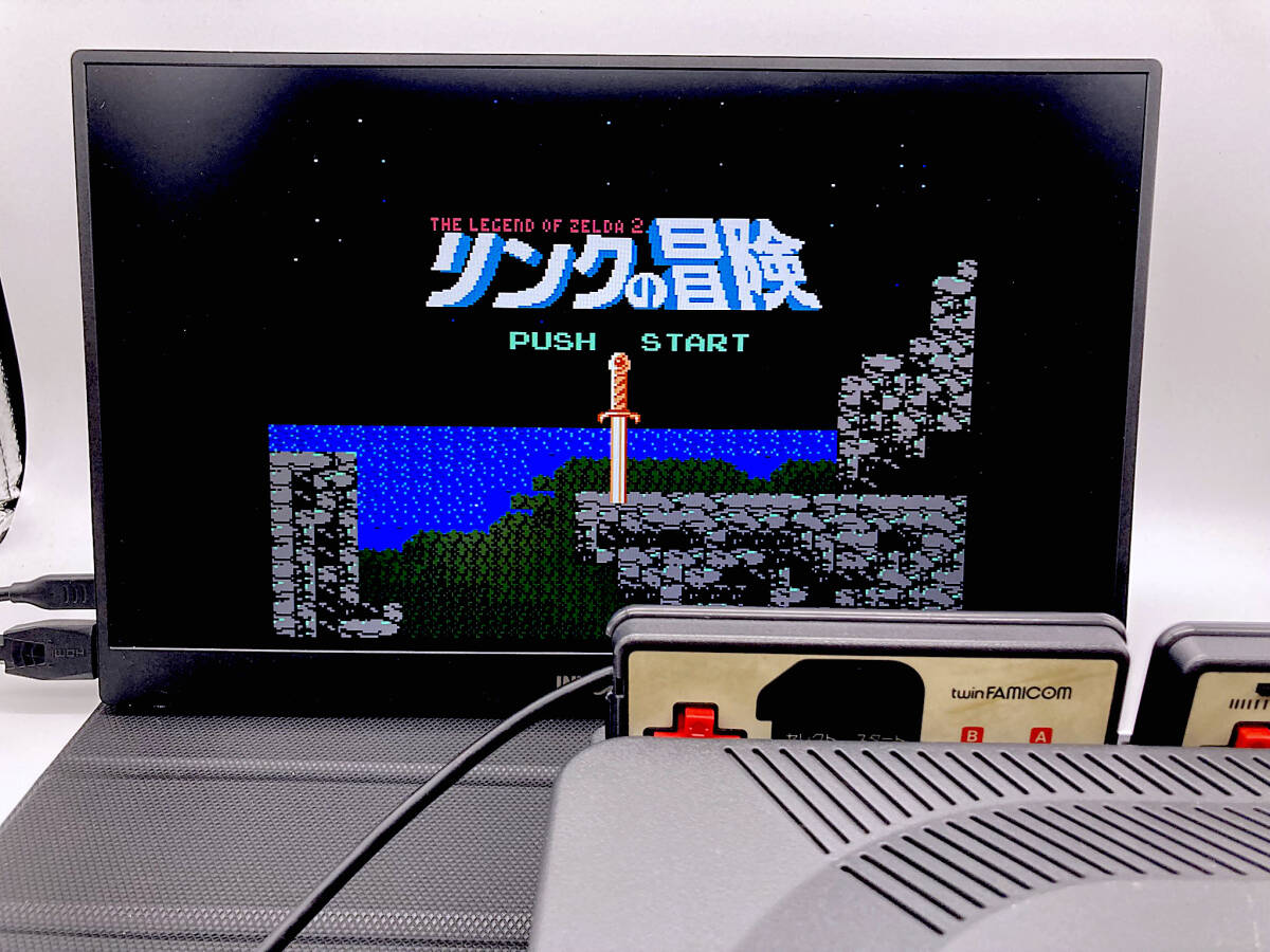 RGB出力改造済み！ ツインファミコン 本体セット LAVA RGB NESRGB_画像9