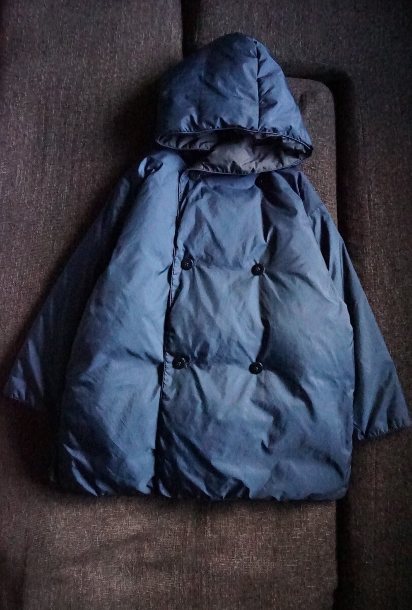 ★ゆったりルーズな大き目シルエット◎リバーシブル2wayも嬉しいナイロン ダウン ジャケット★ 45rpm 45R 即決 ブルゾン コート メンズも_画像1