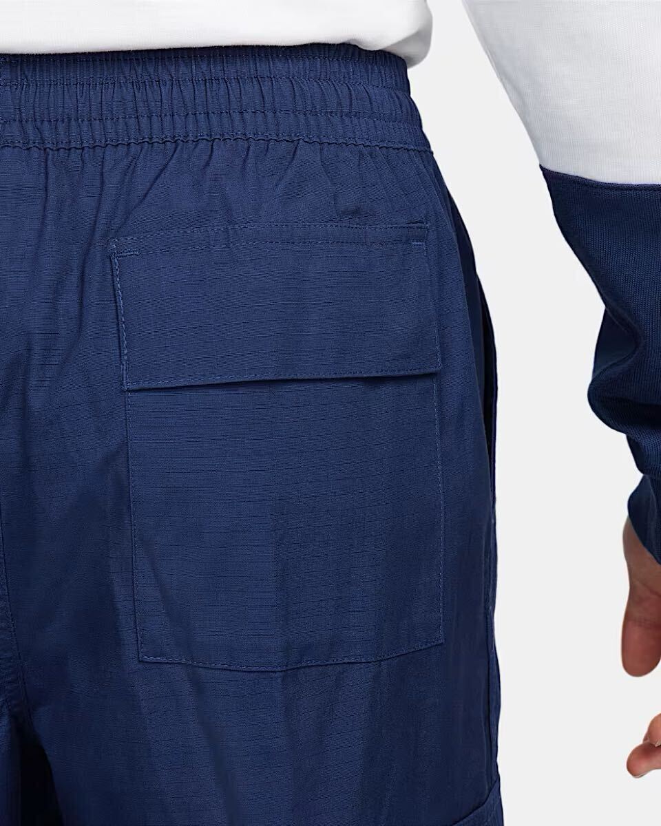 新品 Lサイズ NIKE ナイキ　メンズ　ウーブン　カーゴパンツ　ネイビー_画像7