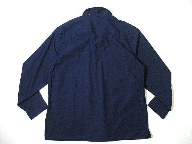 定価12000円▼ 新品 未使用 バナナリパブリック シャツジャケット 紺 ネイビー 長袖 Mサイズ バナリパ BANANA REPUBLIC Wポケット_画像2